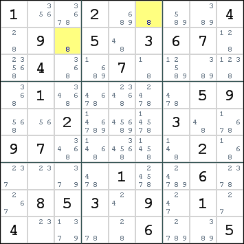 Naked Single How To Solve Sudoku Puzzles Solving Sudoku Strategy