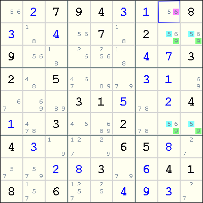Uniqueness Test, How to solve sudoku puzzles - Solving sudoku strategy,picture 5